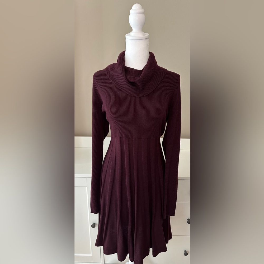 Calvin Klein Plum Sweater Dress